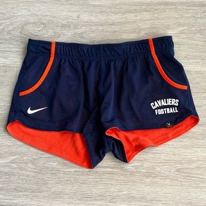 Nike UVA Cavalier Football Dri-Fit Athletic Mesh Drawstring Shorts